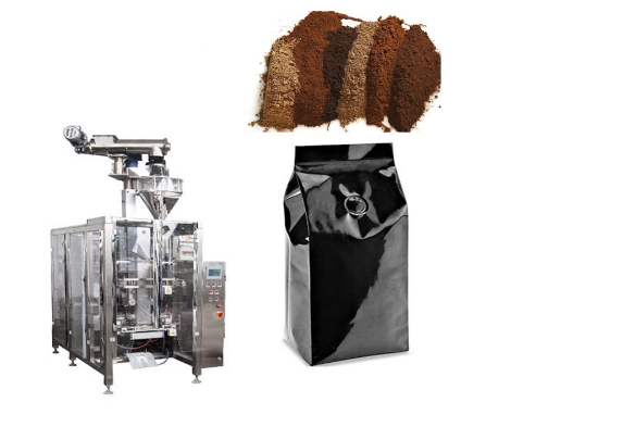 带排气阀的自动立式包装机四袋装 250 克咖啡粉